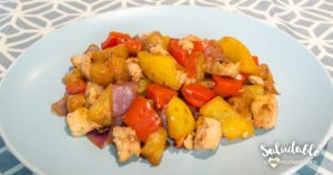 Pollo Con Salsa Agridulce Versión Baja En Grasa - Saludableamimanera.com