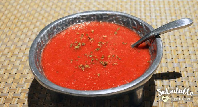 Salsa de jitomate y orégano para tus tostadas