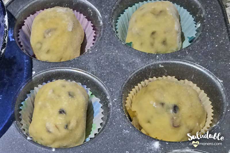 Cupcakes de panettone italiano