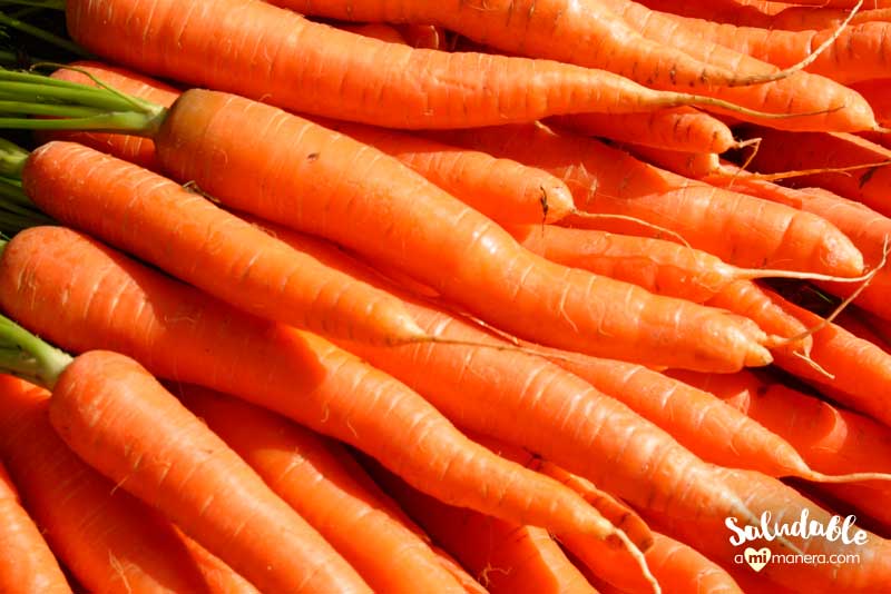 Cambia el menú de zanahorias
