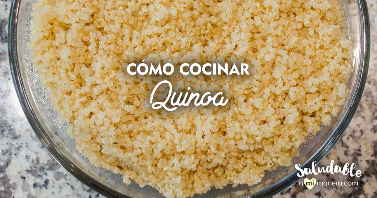Cómo cocinar quinua / quinoa graneada